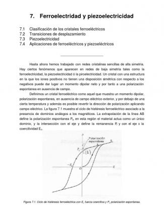 7. Ferroelectridad Y Piezoelectricidad