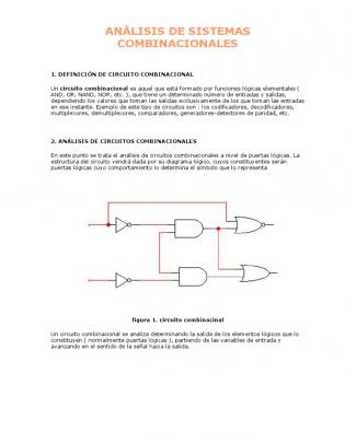 Análisis De Sistemas Combinacionales