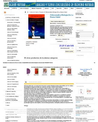 Libro Eidosomatica Biologia De La Buena Saludde Pedro Subirana Morral (aut