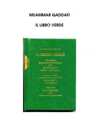 Gheddafi Il Libro Verde