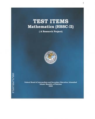 Math Test Item Fsc Part 2