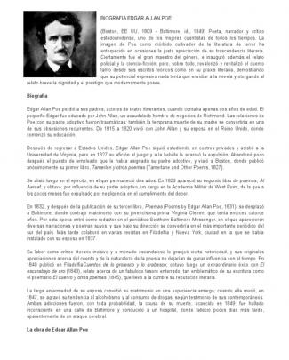 Biografia Edgar Allan Poe