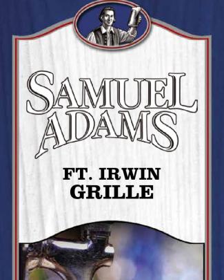 Fort Irwin Samuel Adams Grille Menu