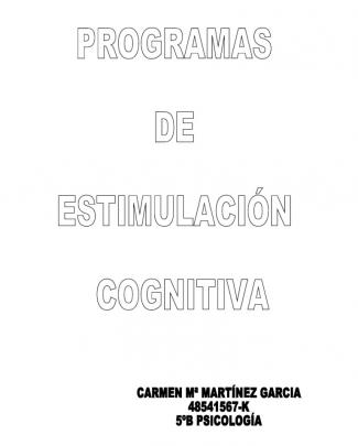 Estimulacion Cognitiva Para Personas Mayores