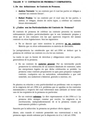 Contrato De Promesa