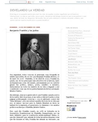 Develando La Verdad_ Benjamin Franklin Y Los Judíos