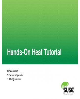 Heat Orchestrator Openstack Tutorial