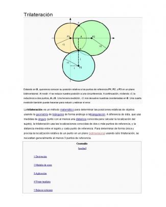 Trilateración