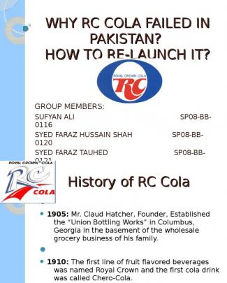 Why Rc Cola Failed In Pakistan