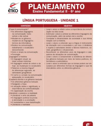 2012 Ensino Fundamental 6 Ao 9 Ano 6 Ano Lingua Portuguesa