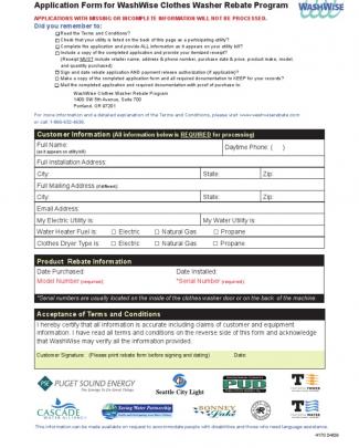 Ww Rebate Form E