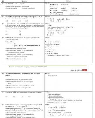 Aieee 2012 Maths