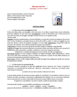 Manuale Del Film