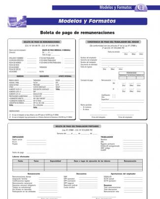 Modelos De Boletas De Pago